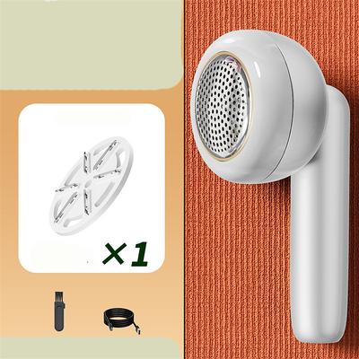 USB Rechargeable Hairball Trimmer Sweater Shaver Portable Pile Remover Effortlessly Remove Lint and Hair from Clothing and Fabrics Bedding Furniture Carpets Sofas Cleaning Supplies