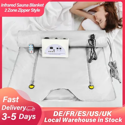 Professional Infrare Sauna Blanket Slimming Zipper Design Heating Sauna Blanket for Weight Loss