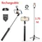 1.75M Long Extended Bluetooth Wireless Selfie Stick Live Broacast Stream Stand Holder Tripod Foldable Fill Light For Smartphones