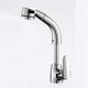 Matte Black Bathroom Basin Faucet Pull Out Spout Rotatable Liftable Body Deck Mounted Hot and Cold Water Mixer Tap