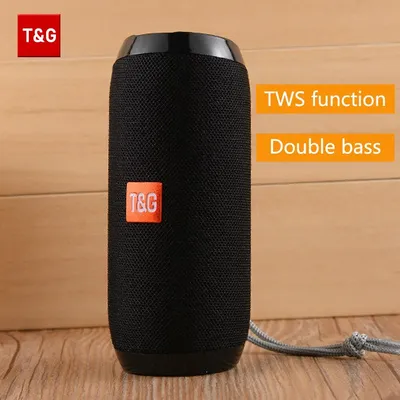 Bluetooth Speaker TG117 Portable Loudspeaker Outdoor TWS Wireless Sound Box Stereo Surround Supports