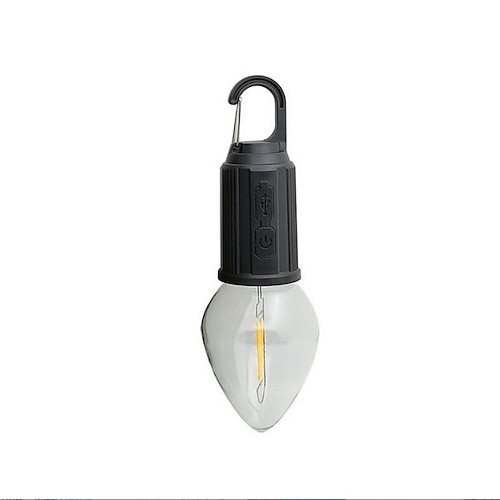 tragbares Campinglicht LED-Campinglampe mit Haken tragbare Laterne Typ-C Aufladen wasserdicht zum Wandern Angeln Image