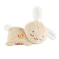 Fisher-Price Spieluhr für Babys Soothe & Settle Bunny tragbares Plüschspielzeug mit Musik, Licht und Bewegung für Neugeborene, HXG97