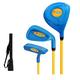 Complete Golf Clubs Set for Junior Kids Right Hand, Included Golf Club Iron, Golf Putter, Golf Club Wood (Blue (with Bag),for 2-3Y)