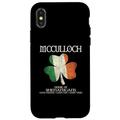 Hülle für iPhone X/XS McCulloch Nachname Familie Irland Irisches Haus von Shenanigan