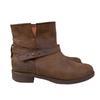 Madewell Shoes | Madewell Motorcycle Low Brown Distressed Leather Boots Women’s Size 8.5 | Color: Brown | Size: 8.5