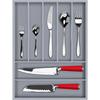 Kitchen Drawer and Silverware Organizer, with Grooved Drawer Dividers