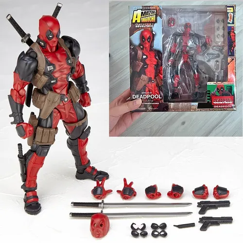 Yamaguchi Revolte Deadpool Action figur Deadpool X-Men Superhelden Figur Spielzeug puppe mit Stand