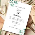 Invitations de fiançailles de mariage personnalisées cartes d'anniversaire carte de remerciement