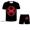 Sommer Mode Wunder beliebte Filme Spider-Man T-Shirts Jungen Anzug Spiderman T-Shirt 2 Stück Sets