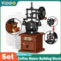 Blocchi di costruzione per macchine da caffè fai-da-te serie creativa Vintage Classic Coffee Macker