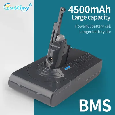 Waitley 21,6 V 4500 mAh ersetzen Li-Ionen-Akku für DYSON V8 SV10 Akku Akku-Staubsauger Animal Absolute Fluff Image