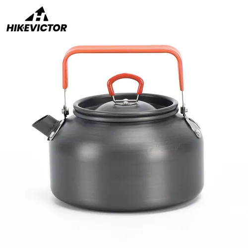 Hikevictor 2.5l Outdoor Aluminium Camping Teekanne Wasserkocher Kaffeekanne Outdoor Wasserkocher für