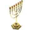 Religione 7 rami candeliere decorazione candeliere ebraico portacandele a 7 braccia