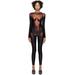 Black & Brown 'the Ebony Body Tattoo' Jumpsuit - Black - Jean Paul Gaultier Jumpsuits