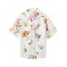 Floral-print Short-sleeve Shirt - White - Aje. Tops