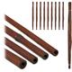 250x Canne di Bambù 150-cm, Set da 250 Supporti, Sostegno per Piante Rampicanti, Bricolage, 15-17