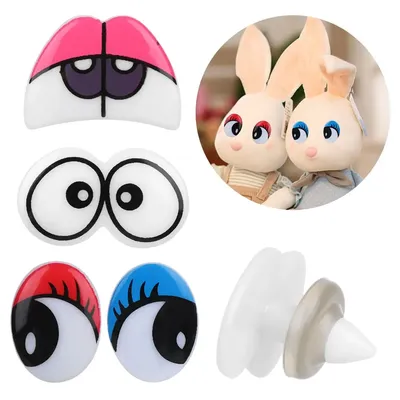 20 Pairs Cartoon Dolls Safety Eyes With Washers Puppets Toys Stuffed Animal Eye Supplies Handmade