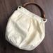 J. Crew Bags | J.Crew White Leather Hobo Shoulder Bag Purse Soft Handbag | Color: Cream/White | Size: Os