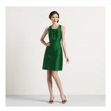 Kate Spade Dresses | Kate Spade Bette Emerald Green Bow Dress Sleeveless Taffeta Scoop Neck Sz 12 | Color: Green | Size: 12