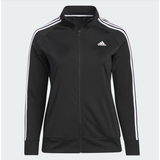 Adidas Jackets & Coats | Adidas Women's Essentials Warm-Up Tricot Slim 3-Stripes Track Jacket Size 2x New | Color: Black/White | Size: 2x