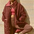 Free People Jackets & Coats | 36-Free People Movement Juno Puffer Jacket Packable Reversible Wine Pink Xs | Color: Pink/Red | Size: Xs
