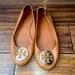 Tory Burch Shoes | Classic Tory Burch Flats Brown Flats Leather Flats Nude Flats | Color: Brown/Gold | Size: 8