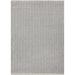 Gray 60 x 40 x 0.4 in Area Rug - Gracie Oaks Maximiliano Area Rug w/ Non-Slip Backing Metal | 60 H x 40 W x 0.4 D in | Wayfair