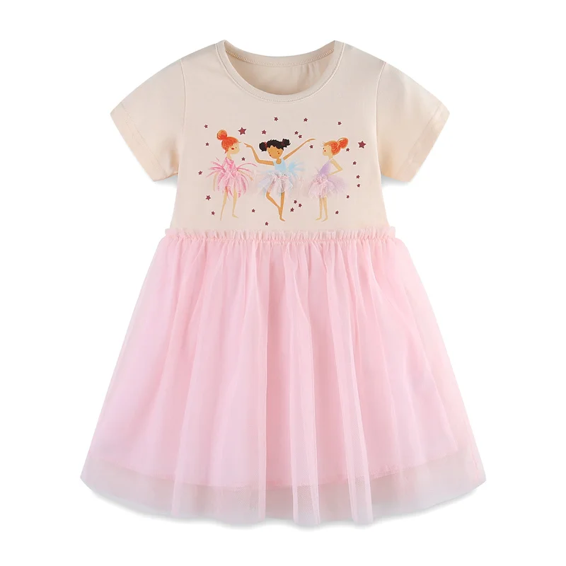 Spring meter Märchen Sommer Prinzessin Mädchen Kleider Kinder Vestidos Party Geburtstag Baby Kleidung Stickerei Kleid Hochzeit Image