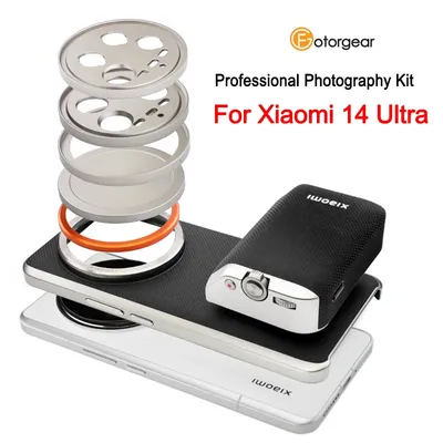 Foto gear profession elles fotografie kit für xiaomi 14 ultra fall 17mm kamera objektiv adapter 67mm filter ring telefon objektiv abdeckung