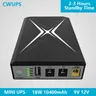 18W Mini UPS Router Wifi 12V emergenza Mini Nobreak gruppo di continuità 220 volt No Break 12V 2A