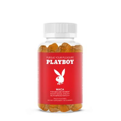 Playboy: Maca Vegan - Peach Vegan - 60 Gummies (30 Servings)