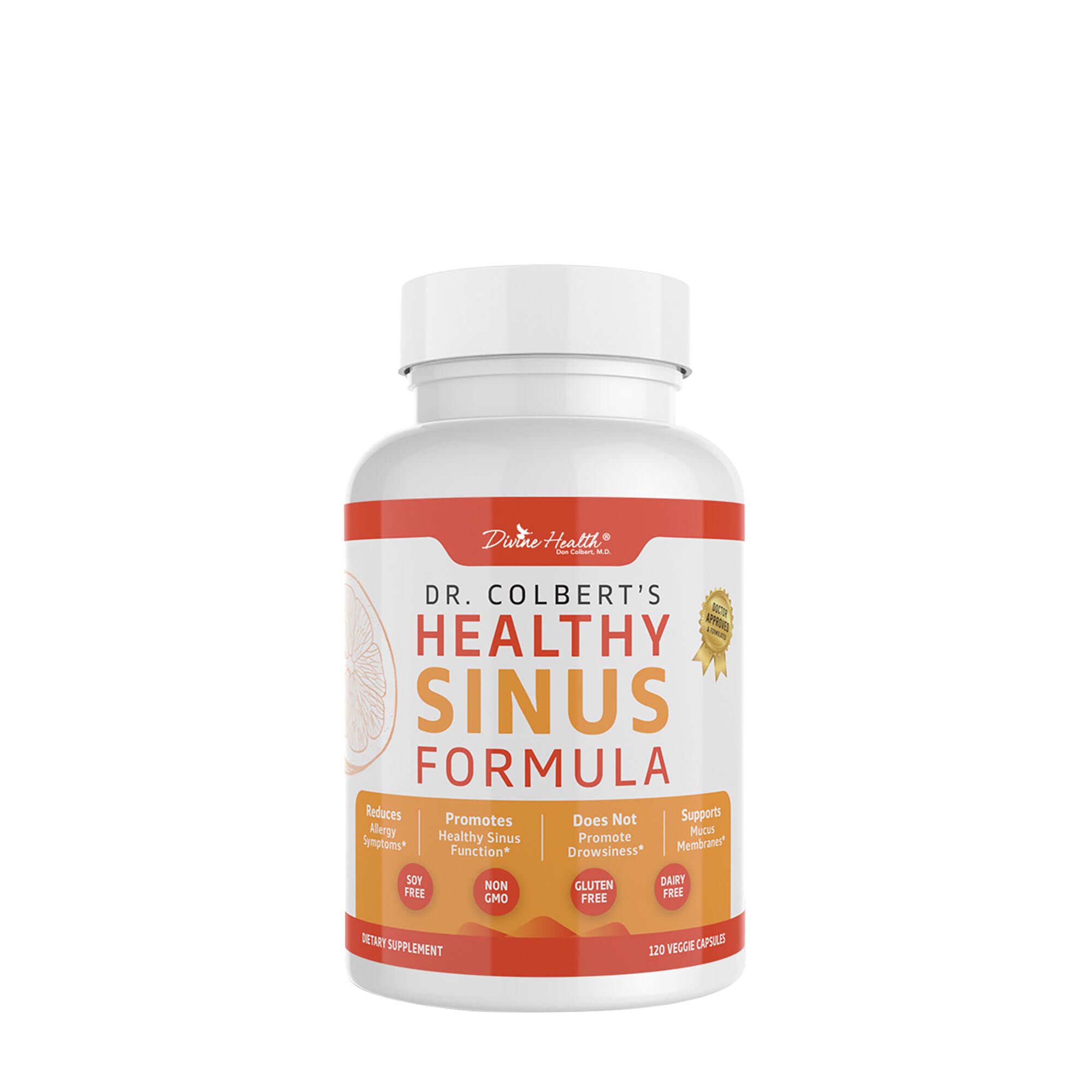 Healthy Sinus and Allergy Formula - 120 Veggie Capsules (60 Servings)