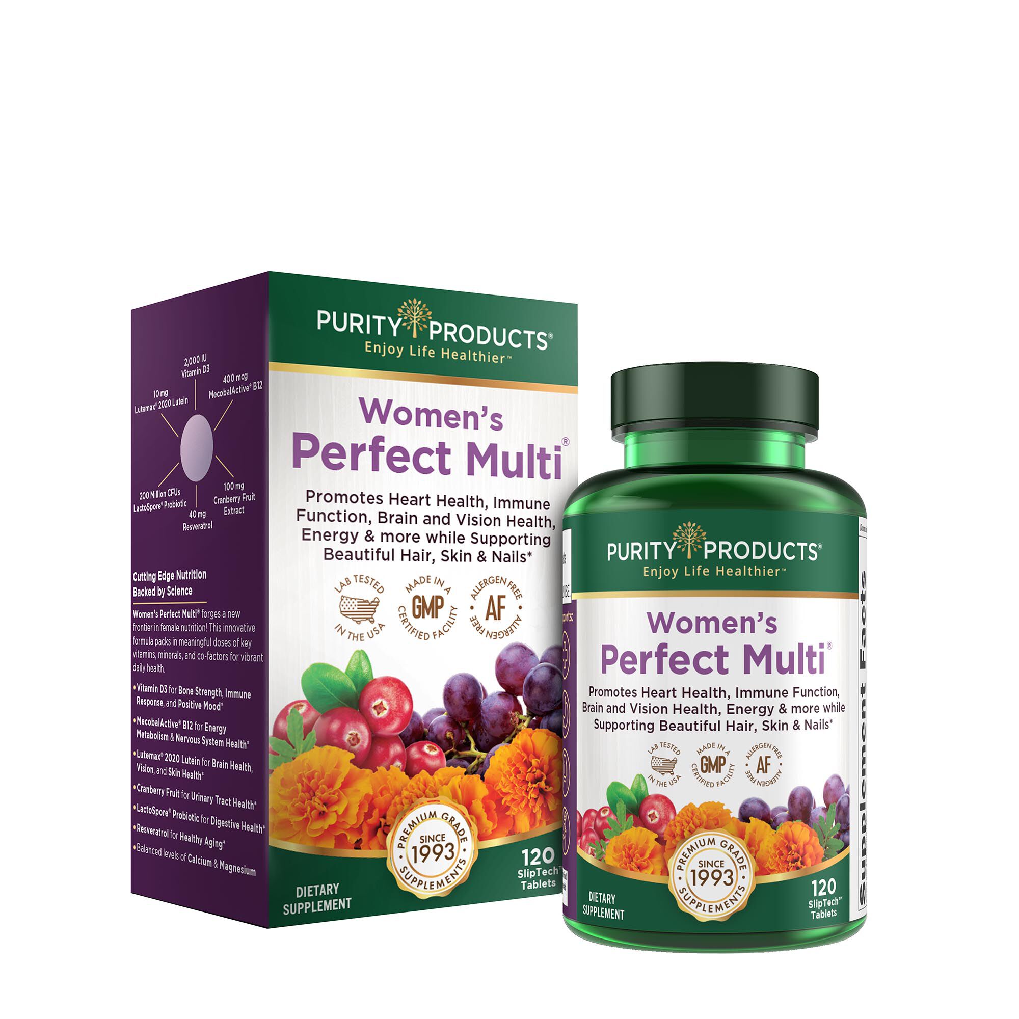 Women's Perfect Multi® Dietary Supplement Healthy - 120 Tablets (30 Servings)