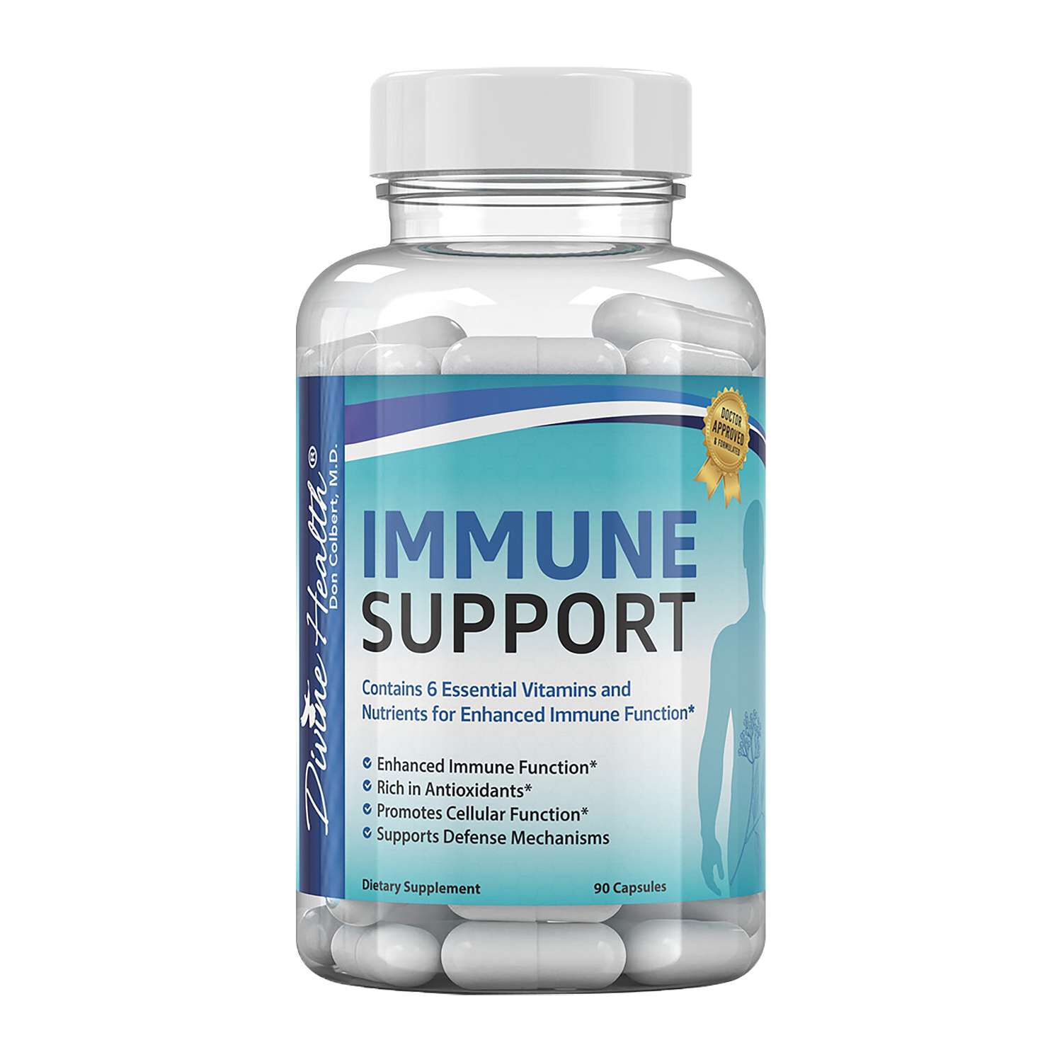 Immune Support Healthy - 90 Capsules (45 Servings)
