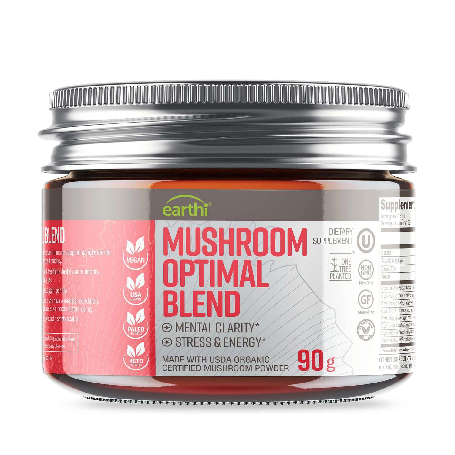 Mushroom Optimal Blend Vegan - 90G (56 Servings)