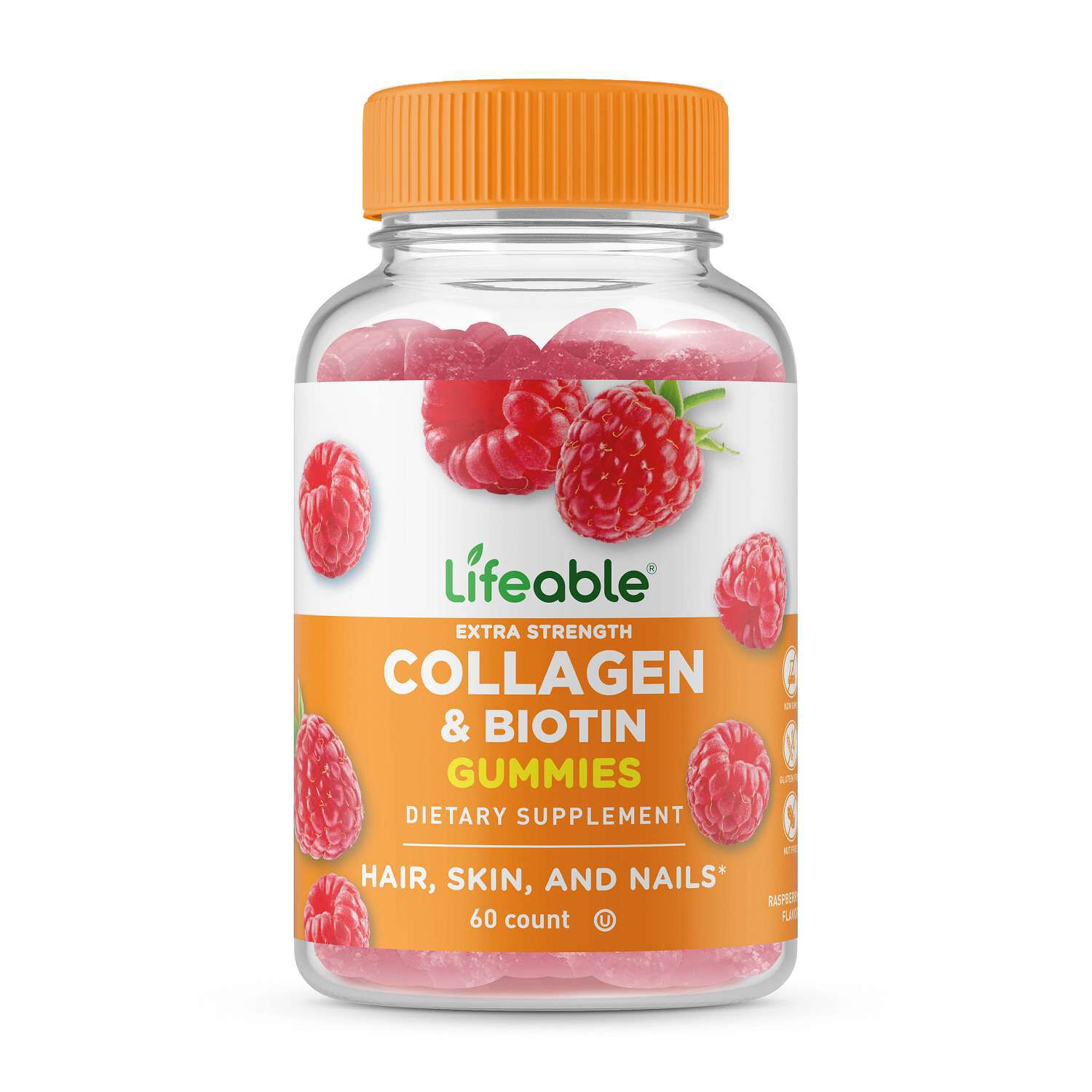 Collagen and Biotin Vegan - 60 Gummies (30 Servings)