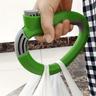 1pc Reusable Plastic Shopping Handle - Self-locking Thumb Pouch Carrier For Energy-saving Shopping!