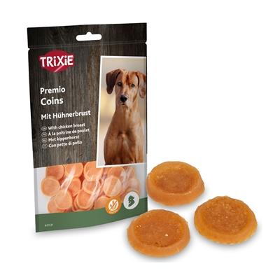 Trixie PREMIO Chicken Coins, Hundeleckerli mit Hühnerbrust, 100g Image