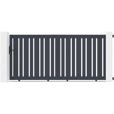Schiebetor aus aluminium 3m veymont 300 x 140 cm Image