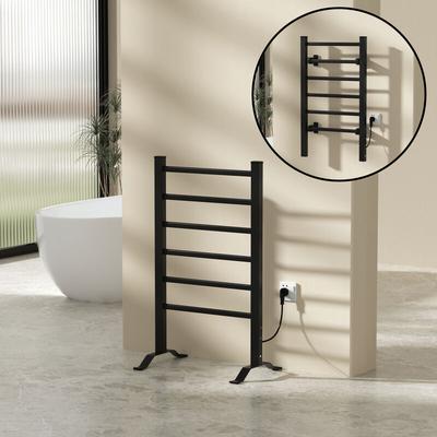 Pro.tec - Elektrischer Handtuchheizkörper Savitaipale 85x55cm Schwarz [ ] Image