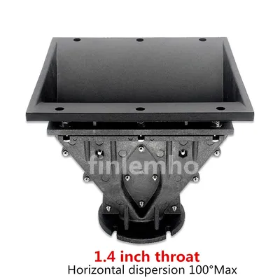 1PC DJ Speaker Tweeter Horn Line Array Waveguide 1.4" Throat HiFi Home Theater For 3 Inch Voice Coil Professional Audio DJ Mixer