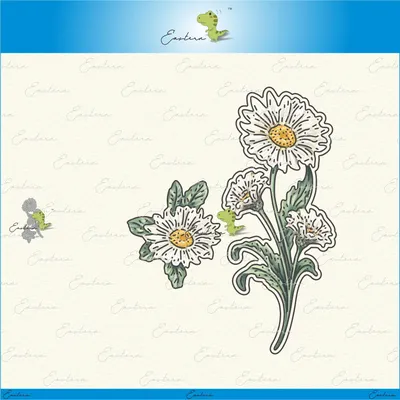 Daisy flower metal cutting dies 2021 new diy molds Scrapbooking Paper Making die cuts crafts