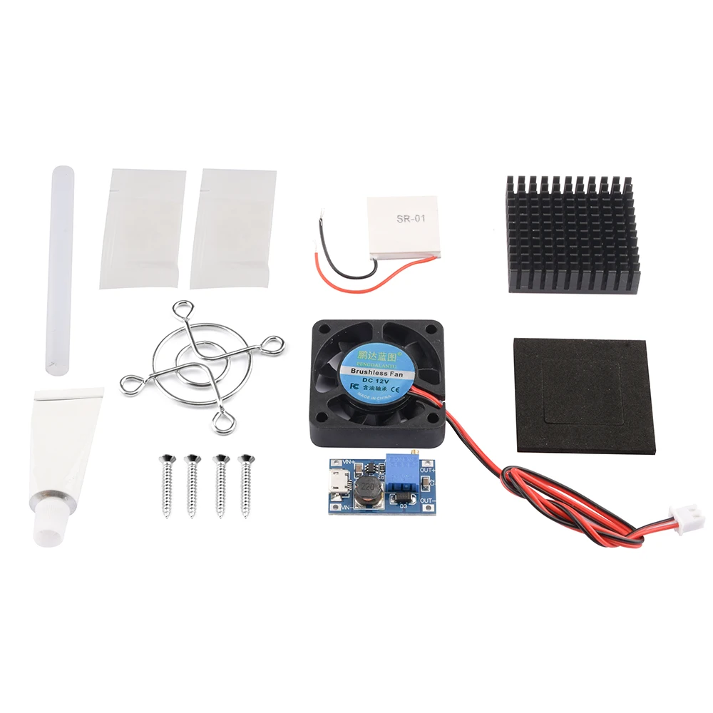 SR-01 5V Thermoelectric Cooler Peltier Elemente Module 40*40MM 5V Semiconductor Refrigeration Chip Easy to DIY/Assemble