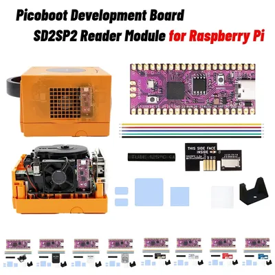 Raspberry PicoBoot Board RP2040 Dual-Core and GC2SD Adapter SD2SP2 Card Reader For Nintendo GameCube