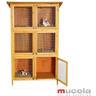 Melko - Petite animalerie xxl, clapier à lapins, env. 180 x 102 x 48 cm, en bois, 3 x 2 boîtes