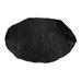 10ft Swimming Pool Cover Round Shape Oxford Cloth Dustproof Black Winter Pool Cover for Barbecue Grill