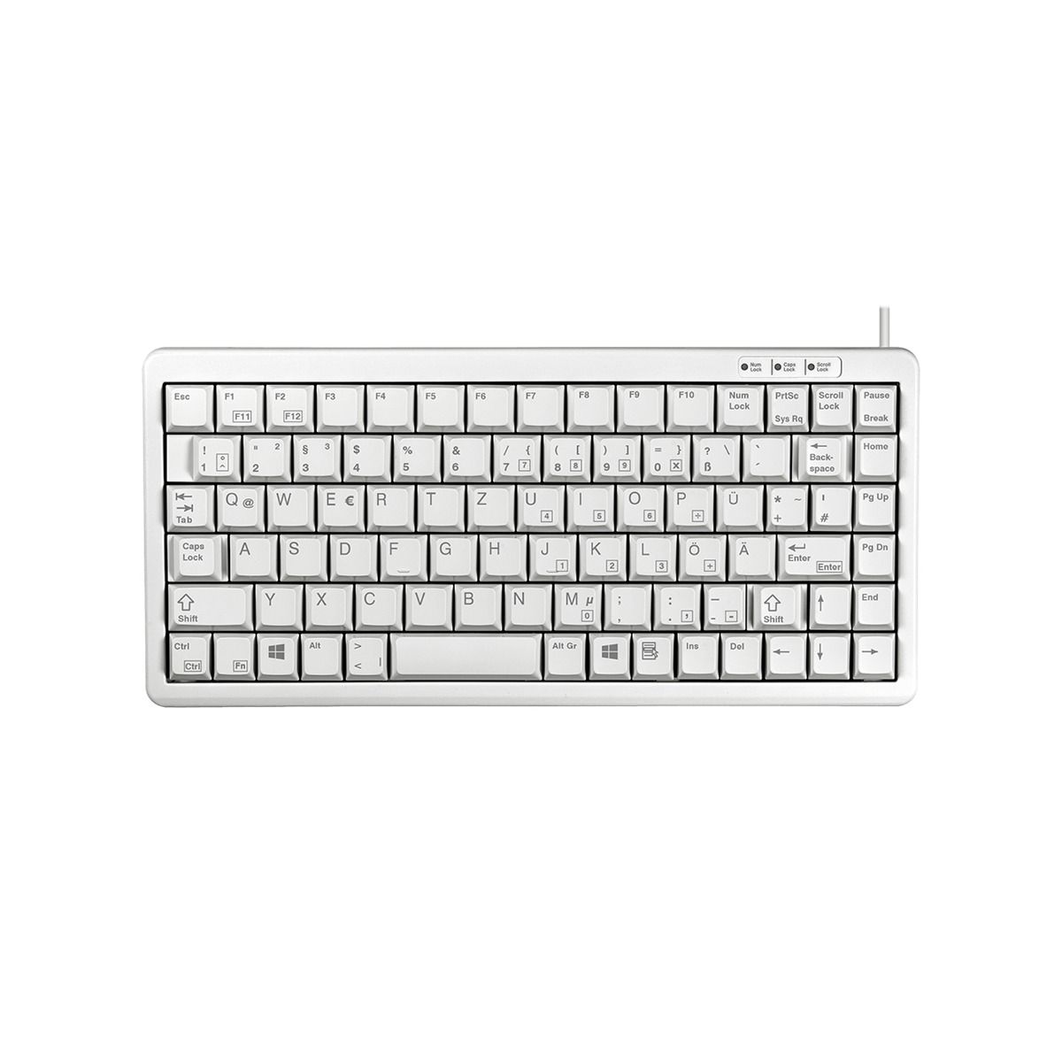 CHERRY G84-4100 COMPACT Tastatur hellgrau Image