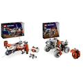 LEGO Technic VTOL-Schwerlastraumfrachter LT81, Space Bauset, Weltraum-Spielzeug & Technic Weltraum Transportfahrzeug LT78, Space Bauset