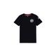 T-Shirt ALPHA INDUSTRIES "ALPHA Kids - T-Shirts Space Shuttle T Kids/Teens" Gr. 10, schwarz (black) Jungen Shirts T-Shirts